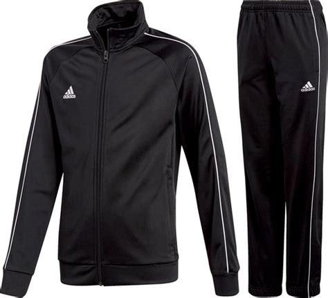 adidas pak zwart wit 164|adidas trainingspakken.